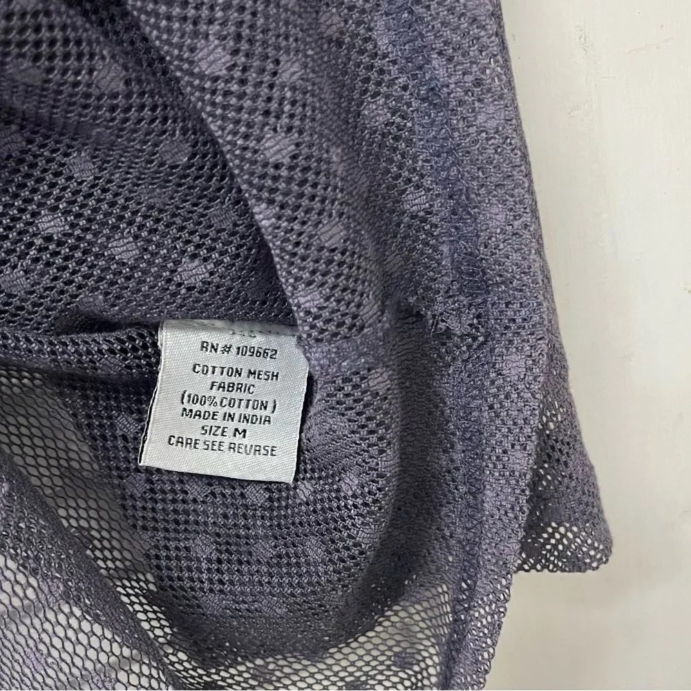 TULIP ✨medium ✨Chic Gray/purple Long Sleeve Women's Top/tunic/coverup